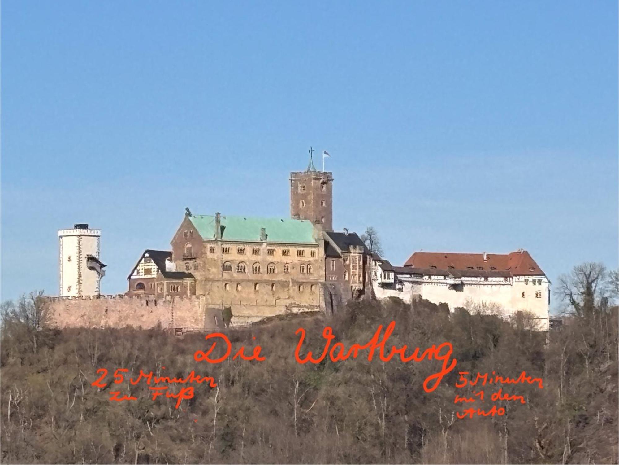 Zentral Gelegenes Apartment Am Fusse Der Wartburg Eisenach Exteriör bild